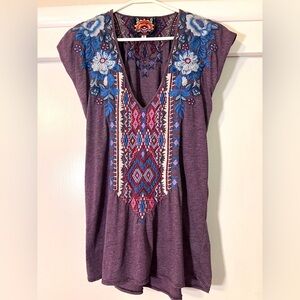 Johnny Was embroidered top